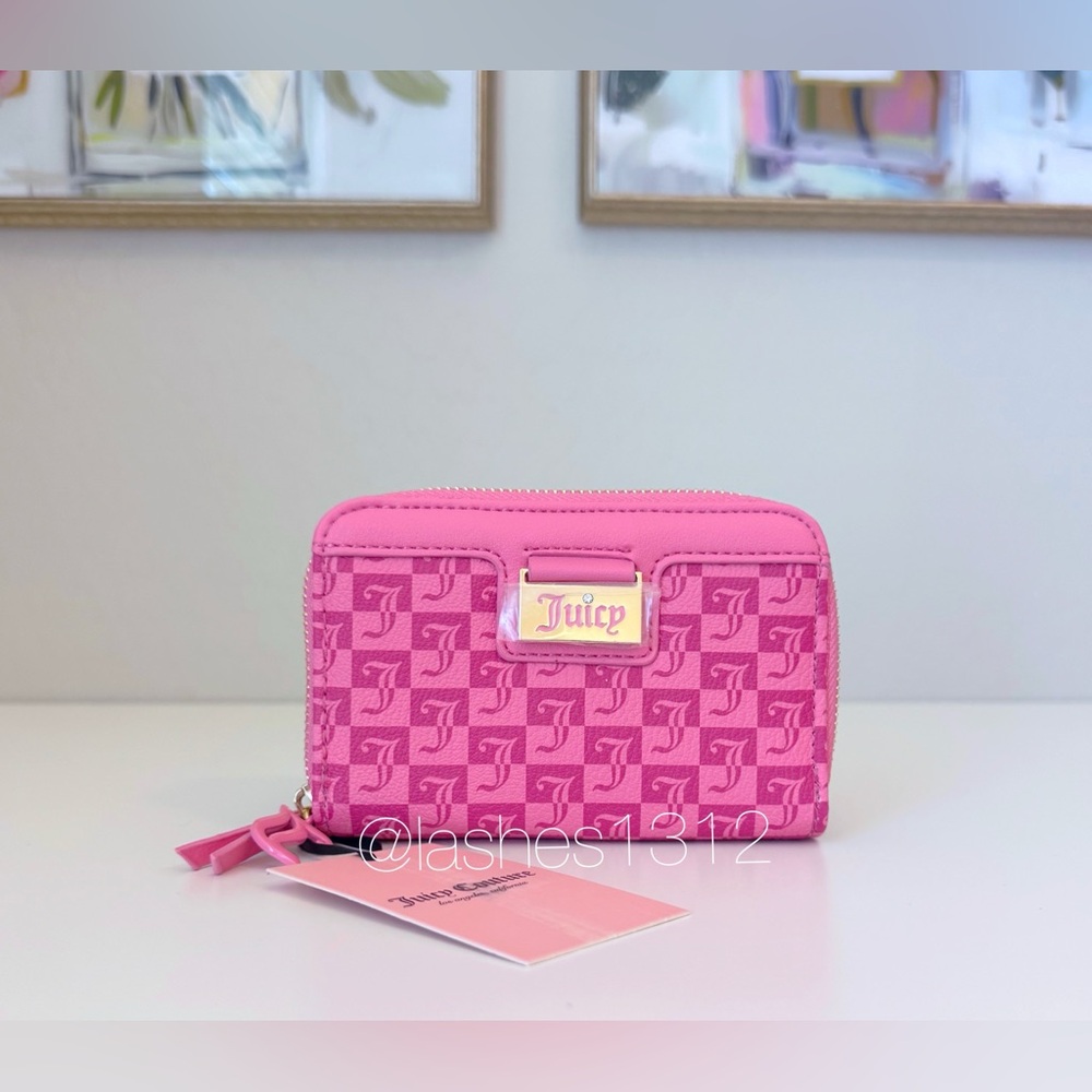 JUICY COUTURE Wallet Miss Juicy Zip Around - Pink